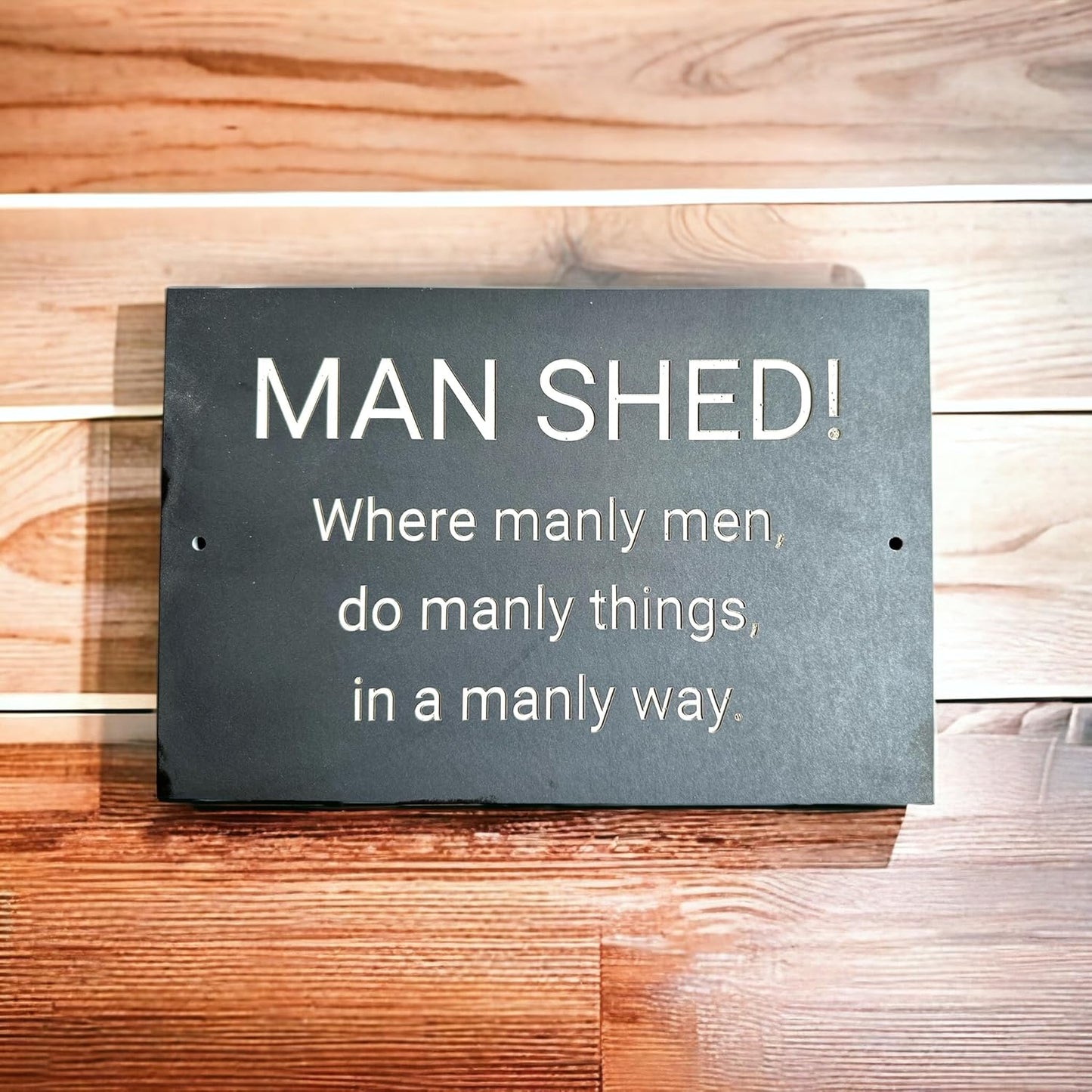 Personalised Engraved Large Slate Plaque/Sign with wall fixings - 30x20cm