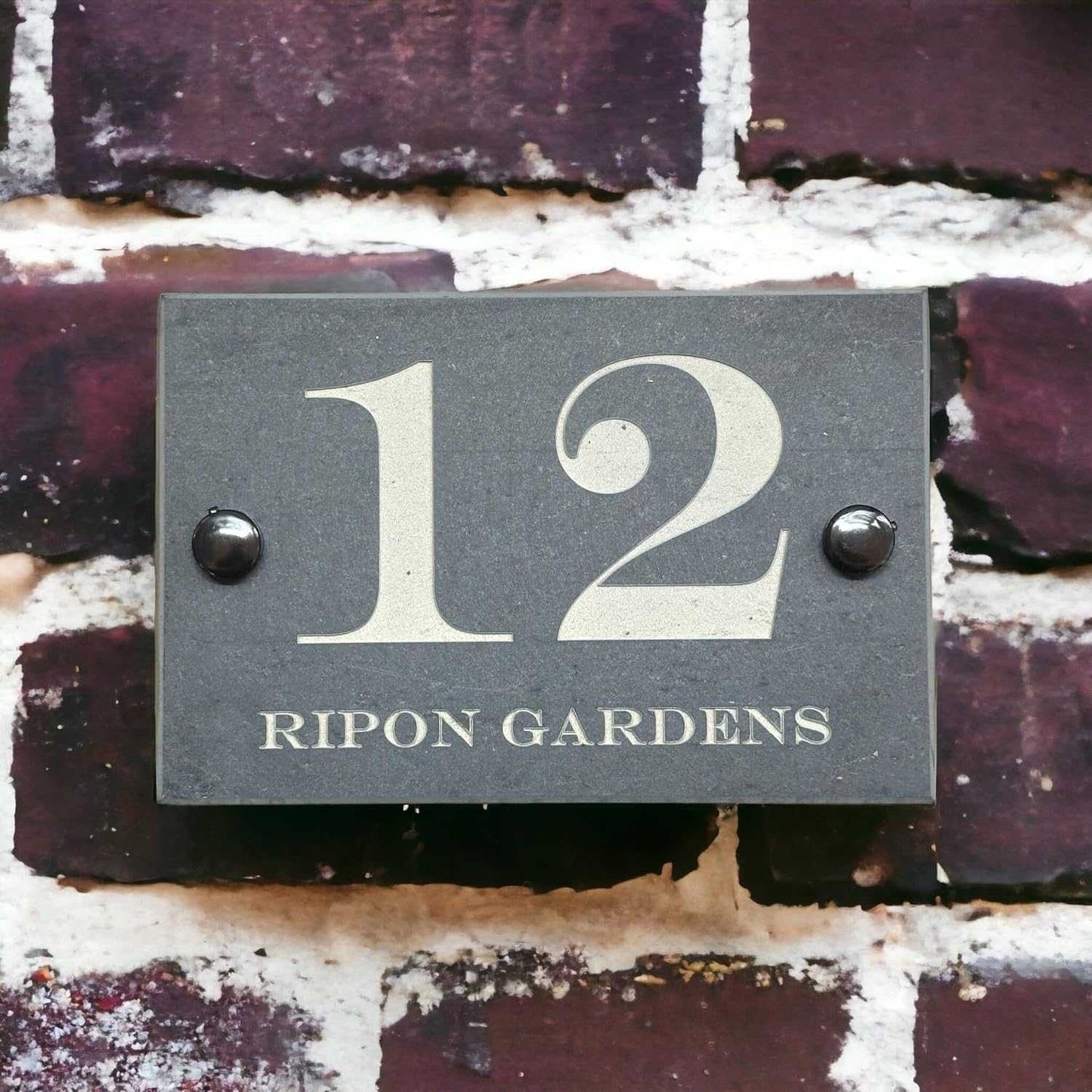 Slate House Sign