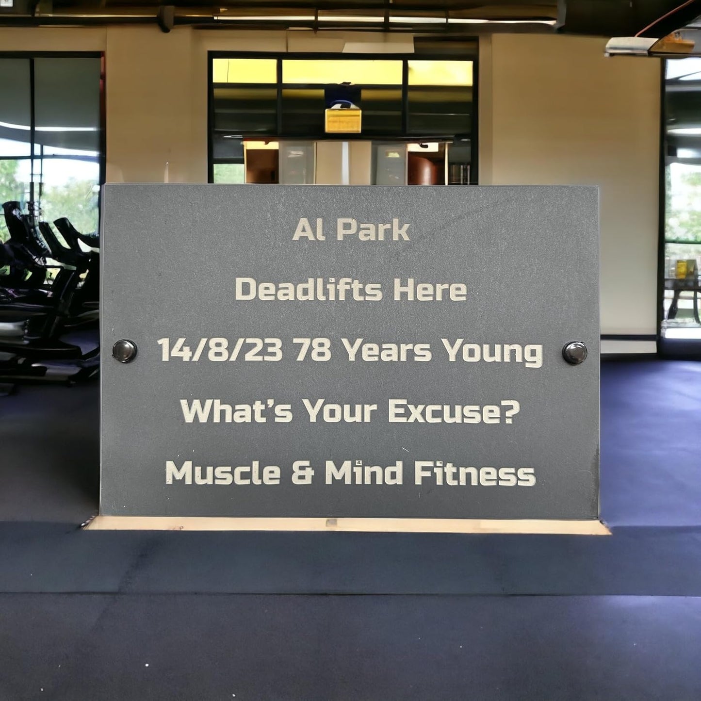 Personalised Engraved Large Slate Plaque/Sign with wall fixings - 30x20cm