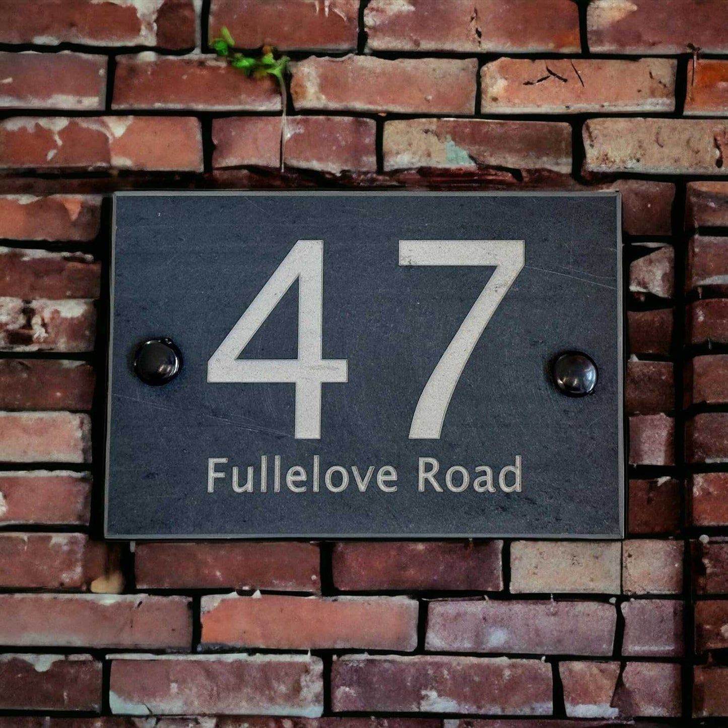 Slate House Sign
