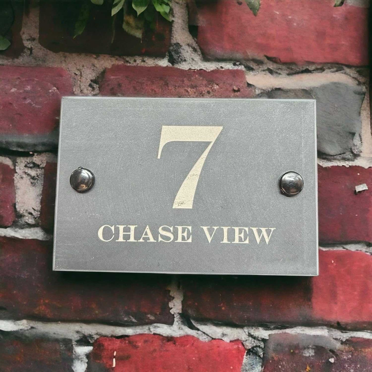 Slate House Sign
