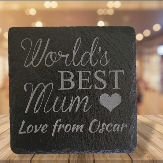 Worlds Best Mum coaster